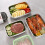 304 stainless steel lunch box rectangular 1.2L 6