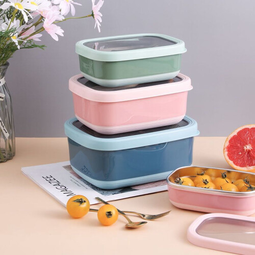 Stainless Steel Lunch Box with Lid 1.2L 1