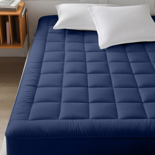 Protège-matelas matelassé en coton, format standard (1 pièce) 1