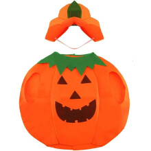 CHUANGOU Halloween-Kürbis-Kostüm für Kinder 100 - 150 cm — kürbis kostüm kinder, halloween kostüm kinder, kürbis kostüm 100 150 cm