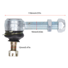 ATV Ball Joint 12mm-16mm Steel