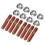 M8 1.25 Turbo Stud Bolts Kit 8mm 8