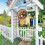 Round wooden door pendant 4