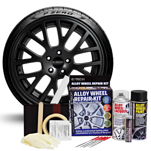 E-TECH Car Complete Alloy Wheel Refurbishment Repair Professional
