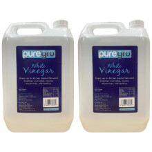 Puregro White Vinegar, 5 Litres (Pack of 2)