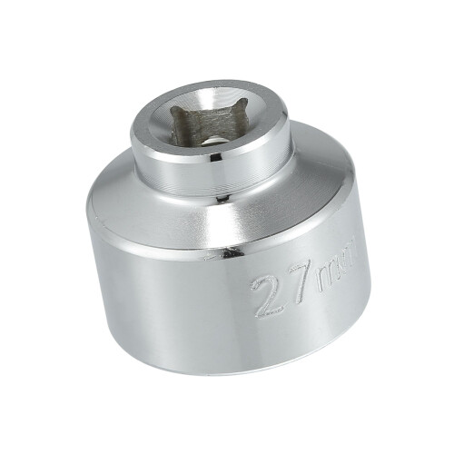 A ABSOPRO 27mm Low Profile Oil Filter Wrench Cap Socket Remover Tools