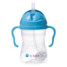 b.box Sippy Cup | Drink from any Angle | Fliptop, Weighted Straw, Leak Proof & Easy Grip | BPA Free, Dishwasher safe | From 6m+ |