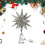 Étoile de Noël en fer forgé à 5 branches avec lumières 5