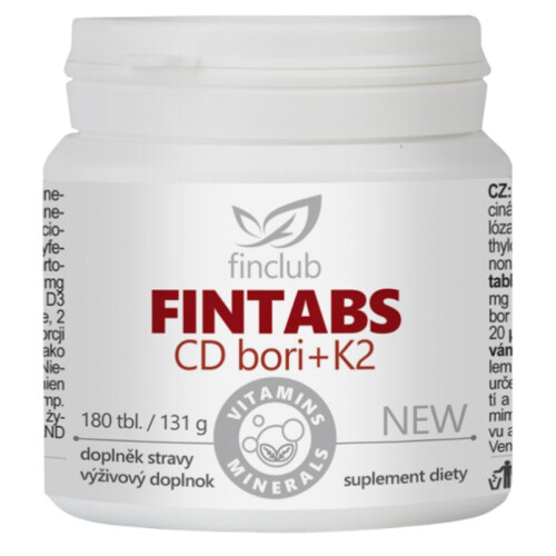Finclub Fintabs CD Bori + K2 180 tabletek