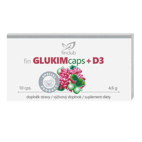 Finclub Fin Glukimcaps + D3 10 kapsułek