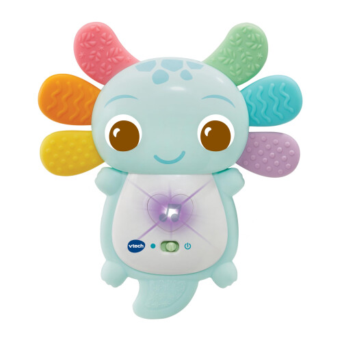 VTech VTech Baby Rainbow Colours Axolotl Teether, Interactive Sensory Toy with Lights