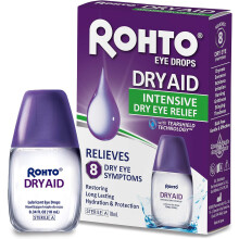 Rohto Dry Aid Intensive Dry Eye Relief - Eye Drops, 10 ml (Pack of 1)