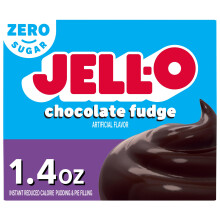 Jell-O Sugarfree Instant Pudding and Pie Filling, Chocolate Fudge, 1.4 oz
