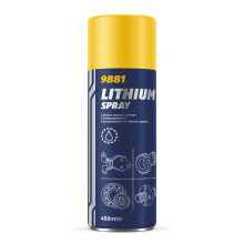 Mannol 400ml Aerosol Lubricant Spray Lithium Grease Universal High Performance Water Resistant