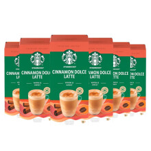 Starbucks Cinnamon Dolce Latte x5 Premium Instant Coffee Pack of 6 (Total 30 Sachets) Warm & Sweet Flavor