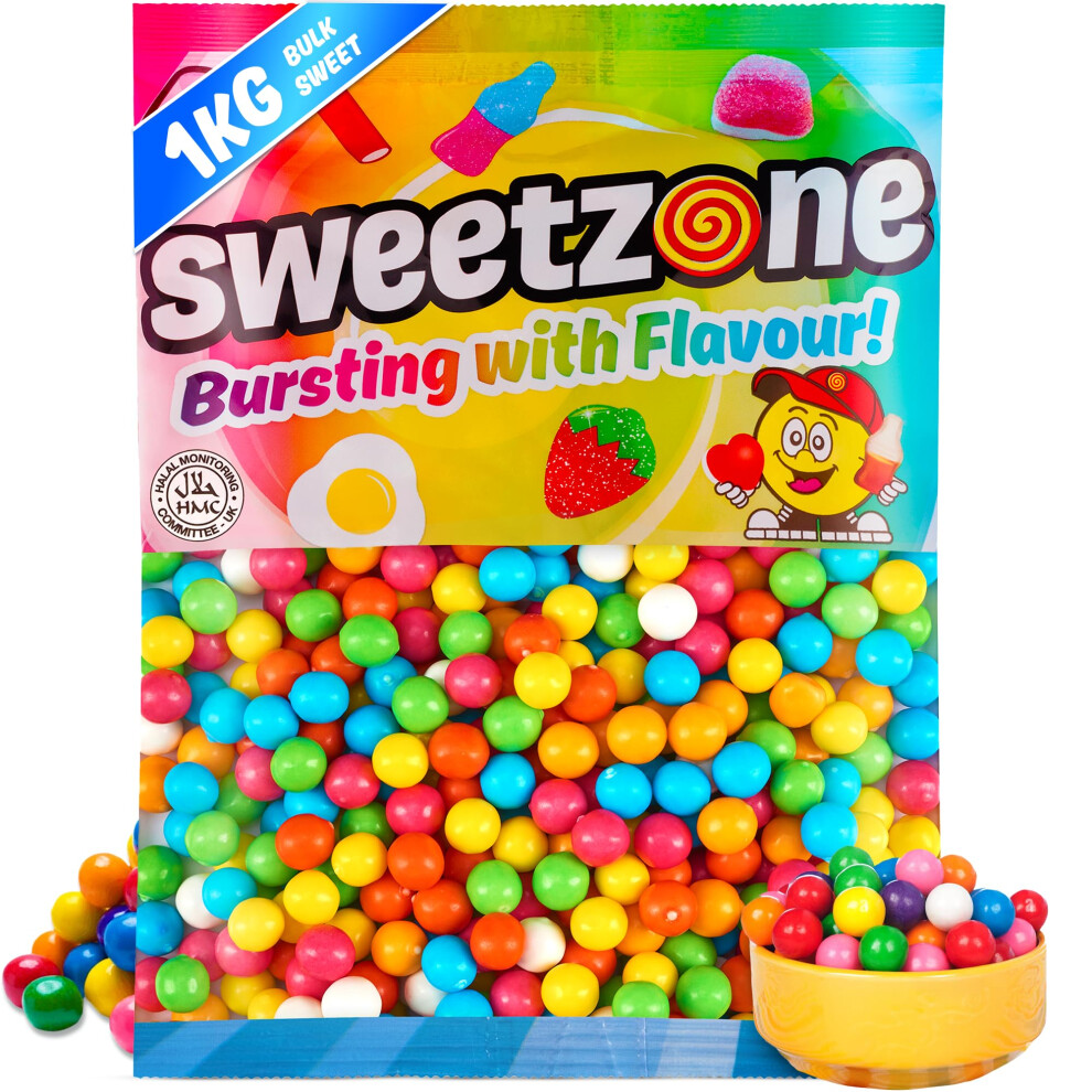 Bubblegum Balls Sweet Bags 1Kg, Halal Sweets, Bubble Gum, Gum Bulk, Chewy Sweet, Bulk Sweets, Retro Sweets, Retro Candy Sweetzone