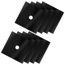 8Pcs Gas Hob Range Protectors Stovetop Burner Protector Liner Cover Cleaners Cooker Reusable Double Thickness,Heat Resistant,Non-S