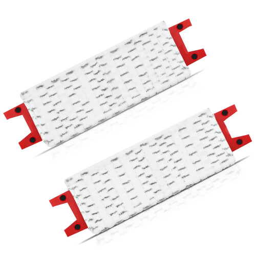 2 Pack Mop Refill Compatible with Vileda 1-2 Spray,1-2 Spray Mop Head Replacement,Microfibre Machine Washable