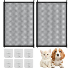 2 Pcs Retractable Stair Gate, Retractable Dog Gate, Gates for Dogs, Stair Gates for Toddlers, Stair Gates for Dogs, Dog Barrier fo