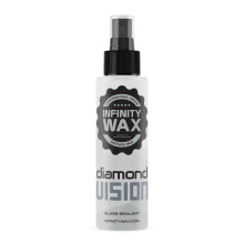 Infinity Wax Diamond Vision Glass Sealant 250ml SiO2-Based Hydrophobic Windscreen Protector, Streak-Free Clarity No Acid Formula,