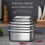 304 stainless steel food storage box rectangular 1 piece 6