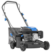 Hyundai 16" / 40cm Petrol Lawnmower, 139cc 4-Stroke Engine, Hand Push, 7 Cutting