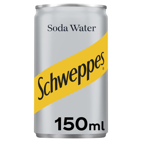 SCHWEPPES SODA WATER 150ML X