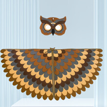 (OWL) Acessórios para fantasia de asas de animais - acessórios de asas de coruja, águia azul e flamingo