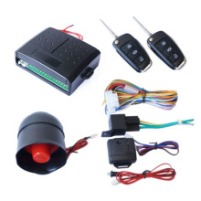 Deux systèmes d'alarme universels pour voiture (son et lumière) 12 V avec clé détachable et télécommande. Cadeau : alarme sonore et lumineuse.