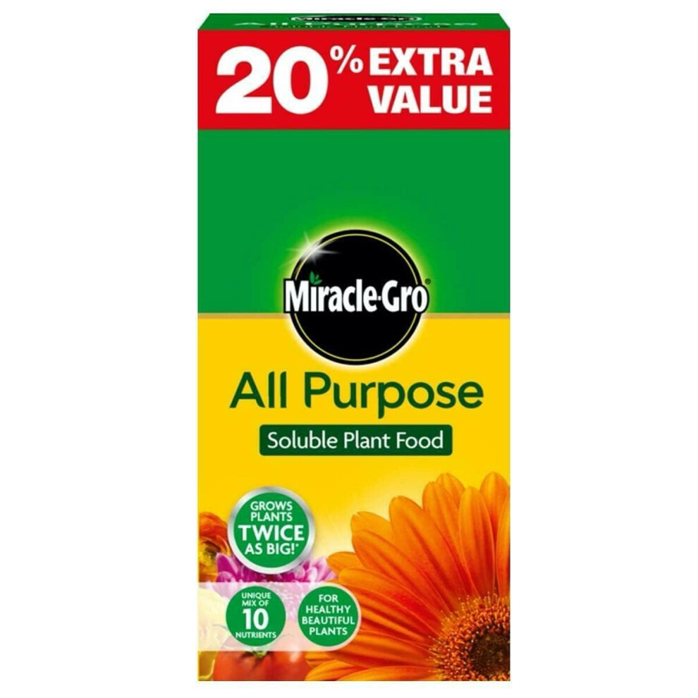 Miracle-Gro Miracle Gro All Purpose Soluble Plant Food 1Kg + 20% Extra Free