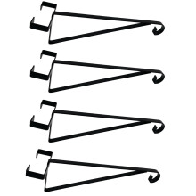 HowseHold Hanging Basket Brackets for Concrete Fence Posts [PACK OF 4]