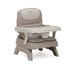 Chicco Bento Booster Seat for 6 Months to 3 Years (15kg), 2 Adjustable Heights, Compact and Travel-Friendly Design, Removable Tray