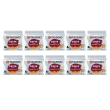 Tassimo Costa Caramel Latte Coffee Pods - 10 Packs (80 Drinks)