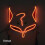 (orange) Light Up Neon Half Face Mask Flashing In Dark Fox Mask 1