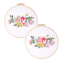 Xubond crochet yarn cross stitch kit for beginners