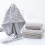 Bath Towel Set Microfiber Extra Large 4-Piece 3