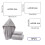 Bath Towel Set Microfiber Extra Large 4-Piece 2