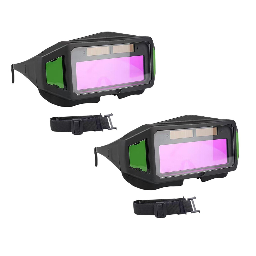 Xubond Welding Goggles Automatic Dimming Purple 913211253557