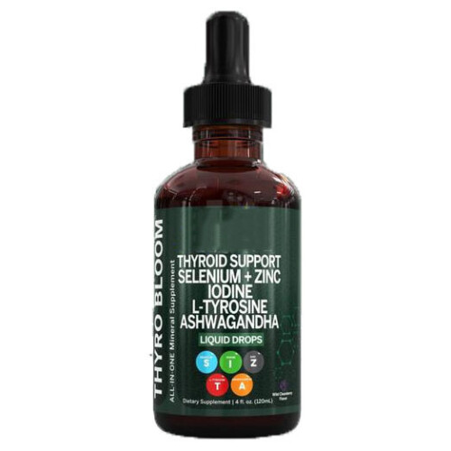 (Thyroid drops 60ml) Chili Pepper Drops Body Supplements Black Walnut Seaweed Drops Dietary Supplements