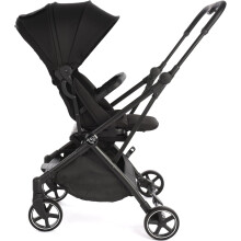 Baby Birds Owl 360 Pushchair, Rotating Seat, Parent Facing Pram, One-Hand Self-Standing Compact Fold, Newborn to 22kg, Raincover