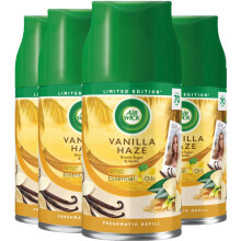 Air Wick Vanilla Haze Freshmatic Autospray Refill 250ml x 4 Pack - Lasts up to 70 days Air Freshener
