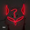 (red) Light Up Neon Half Face Mask Flashing In Dark Fox Mask 1