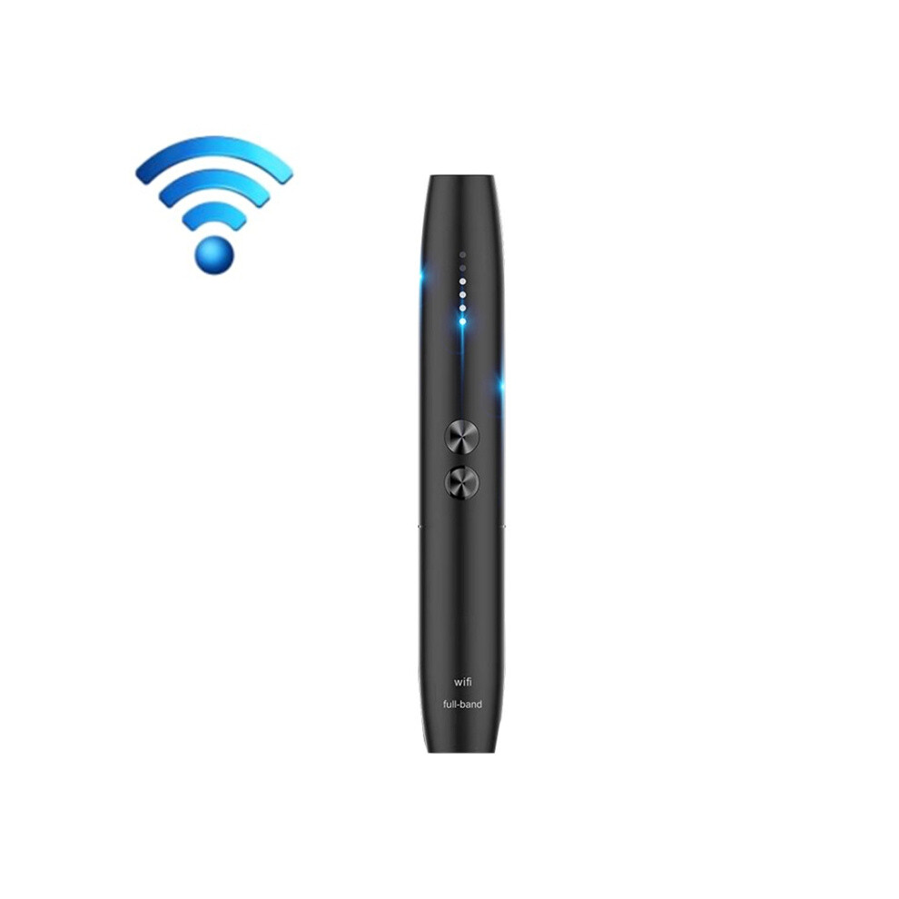 Cw09 Hotel Anti-Spy Camera Detector Gps Scanning Anti-Location Monitoring Wireless Signal Detection Pen Gifts:cw09 (Black) 9072918093703