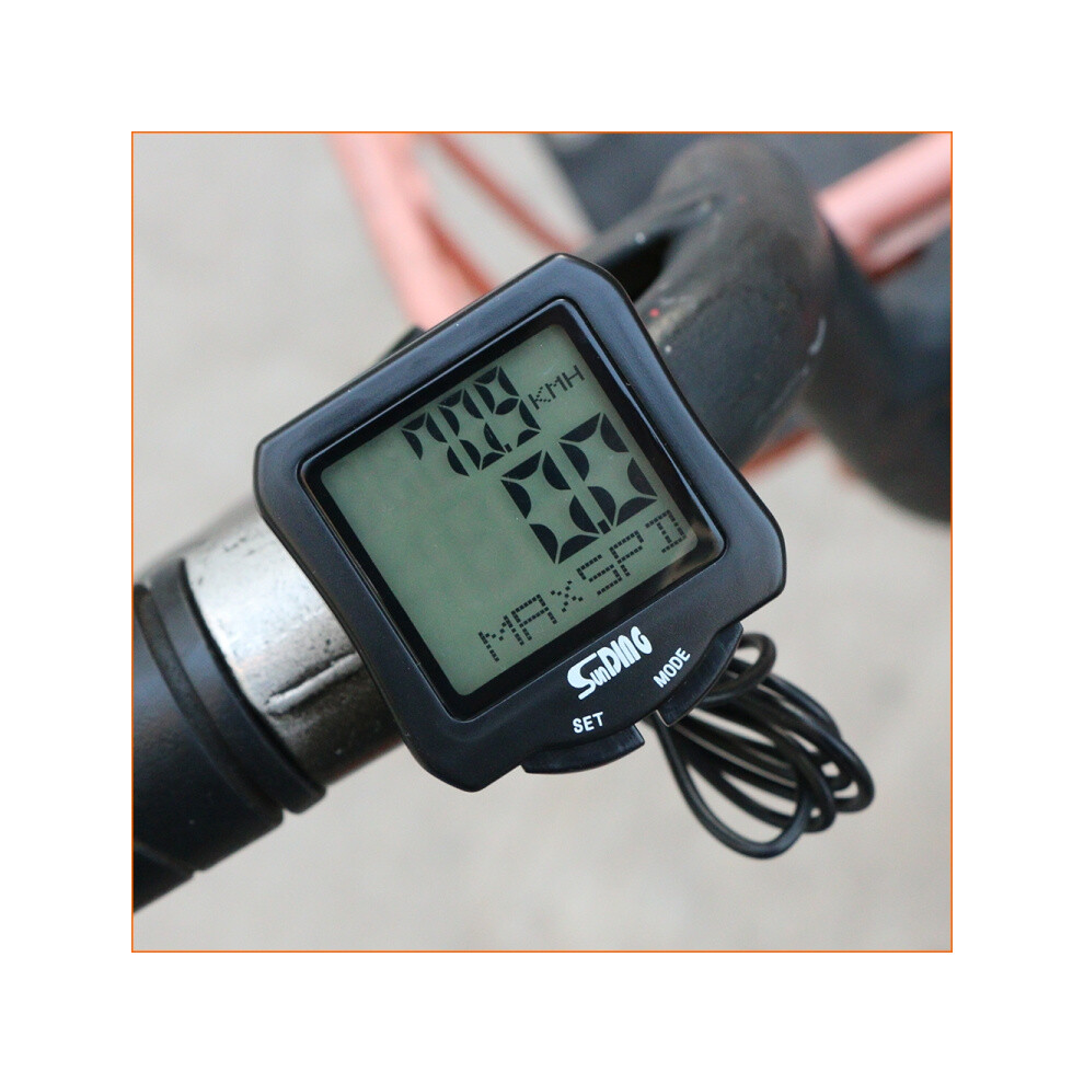 Sunding Sd-570 Bicycle Speedometer, Bicycle Computer, Lcd Digital Display, Waterproof Odometer, Speedometer, Stopwatch, Cycling Gifts:sd-570 9072918094007