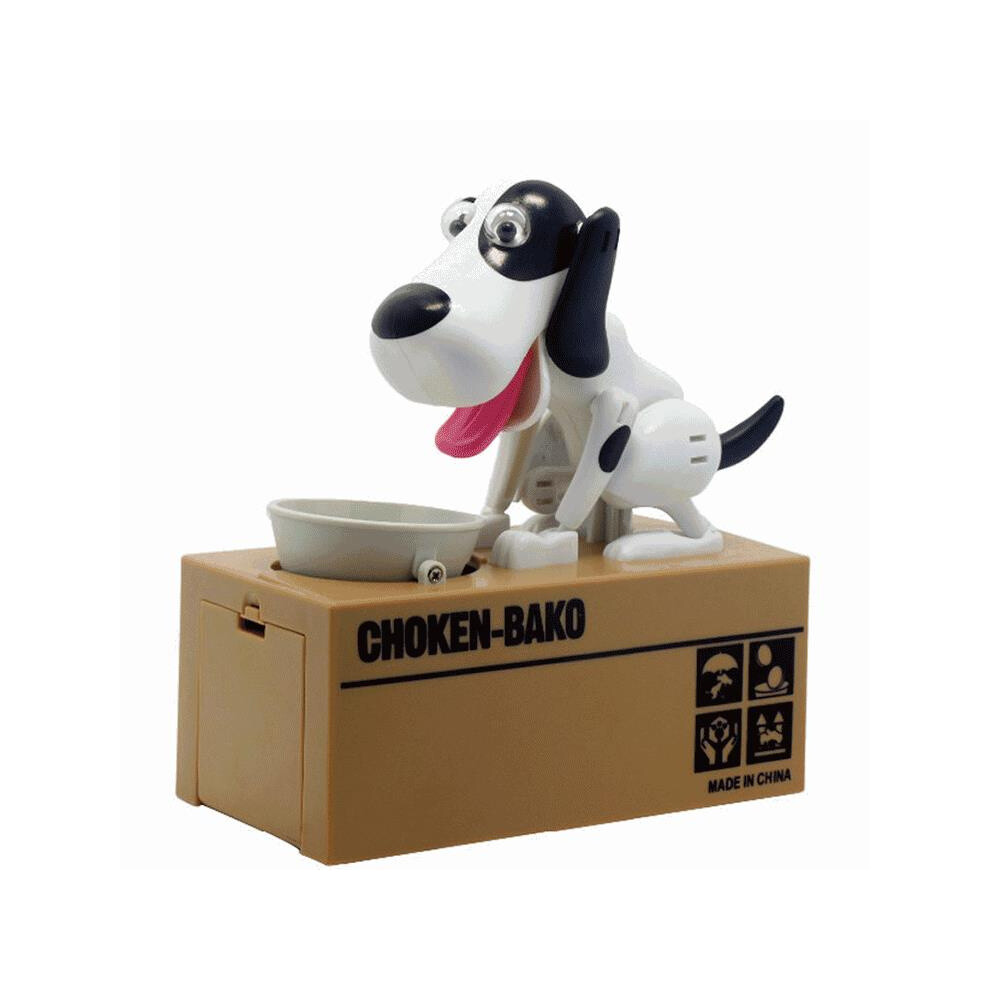 Creative Cartoon Greedy Dog Automatic Money-Eating Piggy Bank Gifts:hc0393b 9072918094250