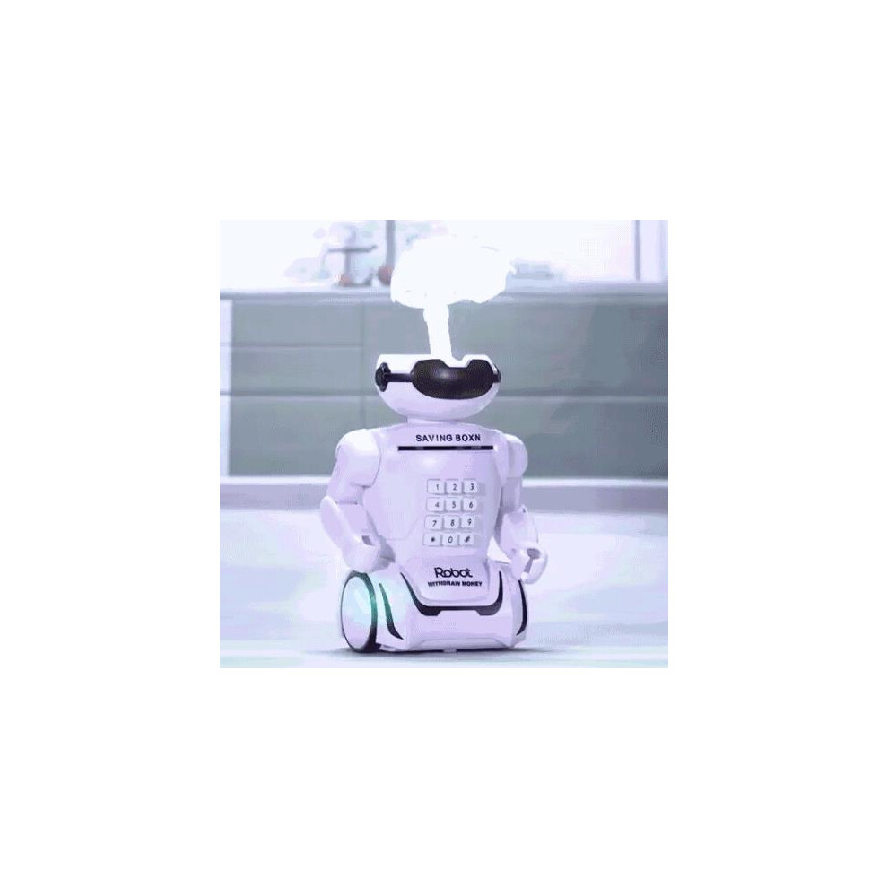 Multifunctional Robotic Piggy Bank Desk Lamp Password Piggy Bank Gifts:robot Bank 9072918094212