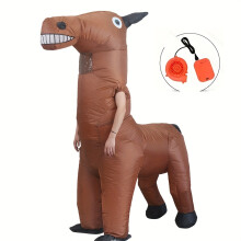 Traje inflável adulto do cavalo de Halloween,