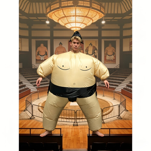 Aufblasbares Sumo-Ringer-Kostümset für Erwachsene