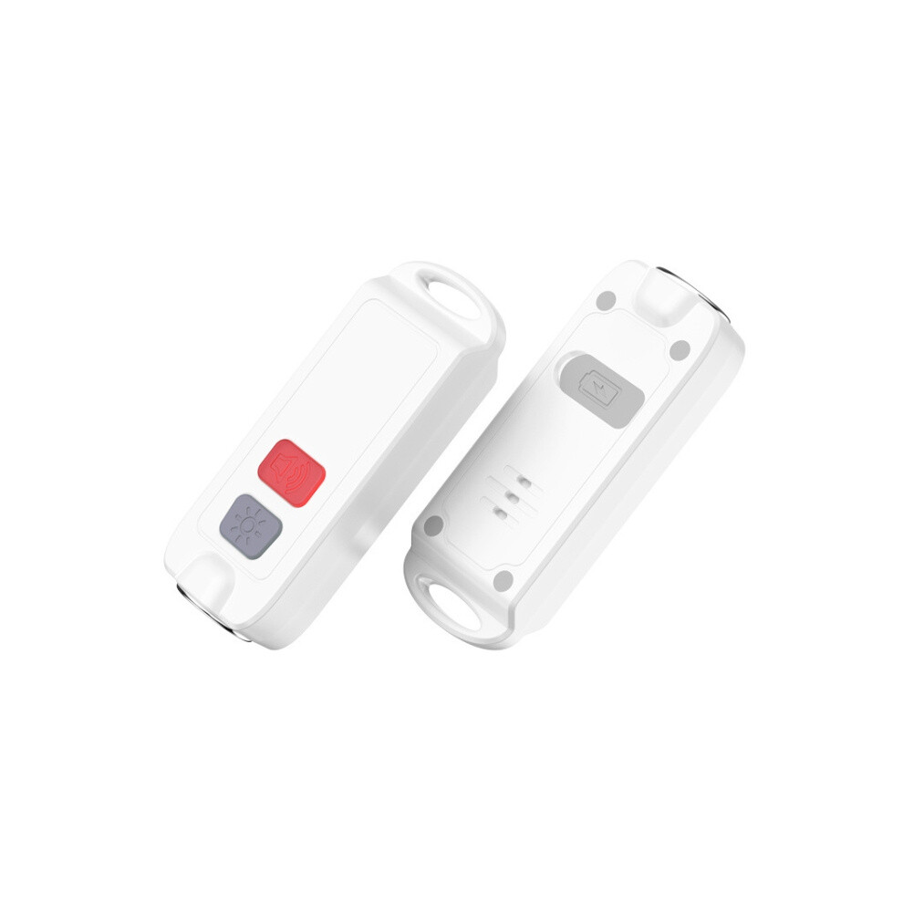 Af-2002 130Db Rechargeable Anti-Wolf Alarm Self-Defense Device (White) Gifts:white 9072918095479