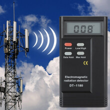 DT-1180 sähkömagneettinen säteilyilmaisin, mittausalue 50-1999 V/M, sähkömagneettisen aallon säteilysuojausilmaisin, lahjat: DT-1180